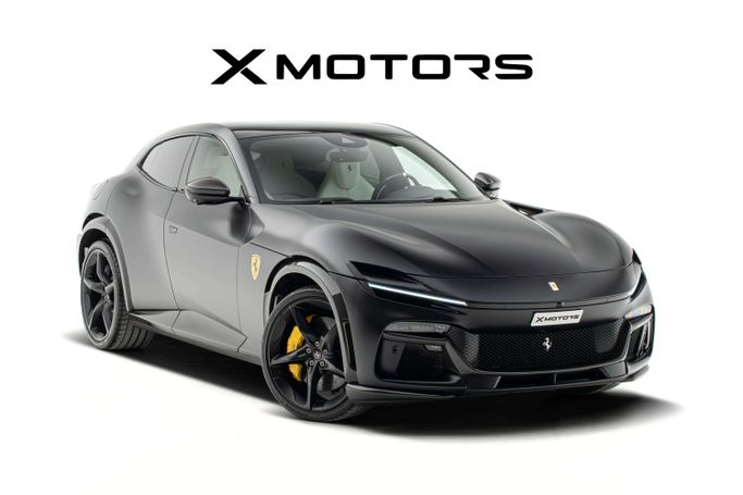 Used Ferrari Purosangue, 6.5 l, 2025 in Dubai by X MOTORS, Black color. European Specs | AUTO.AE