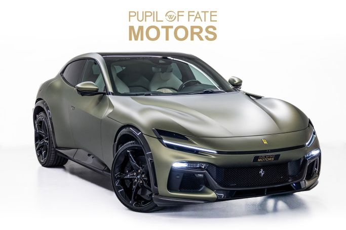 الأحدث Ferrari Purosangue, 6.5 لتر, 2025 في في دبي من PUPIL OF FATE MOTORS، اللون أخضر. المواصفات الأوروبية | AUTO.AE