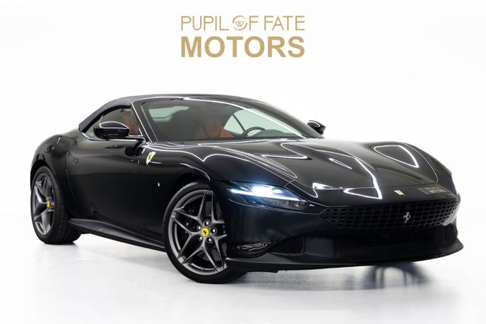 Used Ferrari Roma, 3.9 l, 2024 in Dubai by PUPIL OF FATE MOTORS, Black color. GCC Specs | AUTO.AE