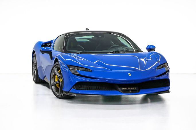 Новый Ferrari SF90 Stradale I, 4.0 л, 2023 в Дубае от PUPIL OF FATE MOTORS Голубой цвет. GCC | AUTO.AE
