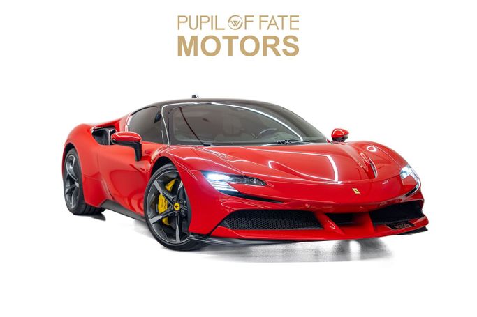 Used Ferrari SF90 Stradale I, 4.0 l, 2023 in Dubai by PUPIL OF FATE MOTORS, Red color. GCC Specs | AUTO.AE