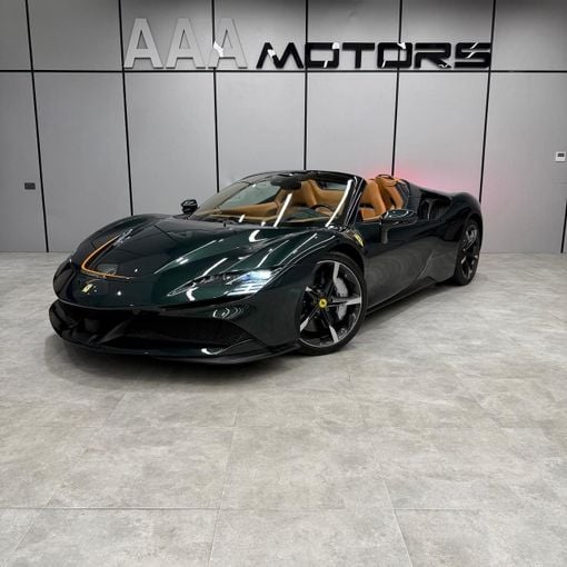Used Ferrari SF90 Stradale Spider I, 4.0 l, 2022 in Dubai by AAA Motors, Green color. Other | AUTO.AE