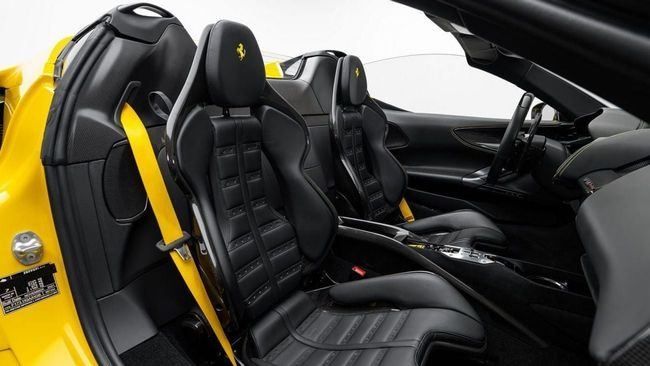 Used Ferrari SF90 Stradale Spider I, 4.0 l, 2022 in Dubai by Al Ain Class Motors, Yellow color. European Specs | AUTO.AE