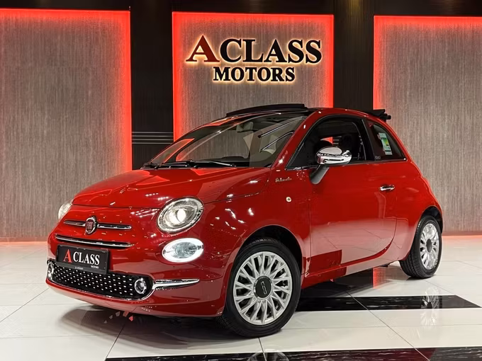 Подержанный Fiat 500 II Рестайлинг, 1.4 л, 2022 в Дубае от A Class Motors Красный цвет.  | AUTO.AE