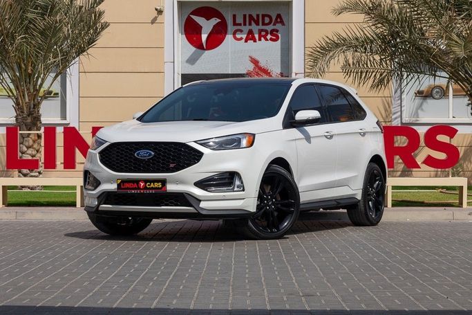 Used Ford Edge II Facelift, 2.7 l, 2022 in Dubai by Linda Cars, White color. GCC Specs | AUTO.AE