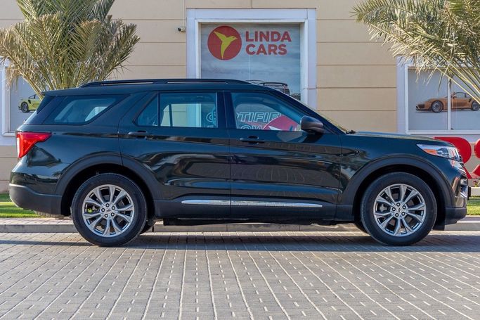 Подержанный Ford Explorer VI, 2.3 л, 2022 в Дубае от Linda Cars Зеленый цвет. GCC | AUTO.AE