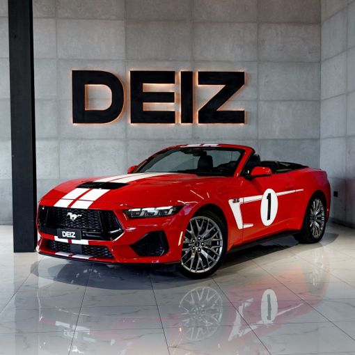 Ford Mustang VI Рестайлинг, 2024 кабриолет  класса в Дубае от DEIZ красный цвет | AUTO.AE
