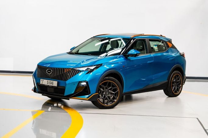 GAC GS3, 2025 внедорожник 5 дв. эконом класса в Дубае от POF RENTAL синий цвет | AUTO.AE