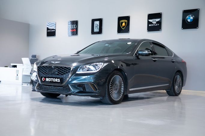 Подержанный Genesis G80 I, 3.8 л, 2018 в Дубае от C7 Motors Черный цвет. Корейская | AUTO.AE