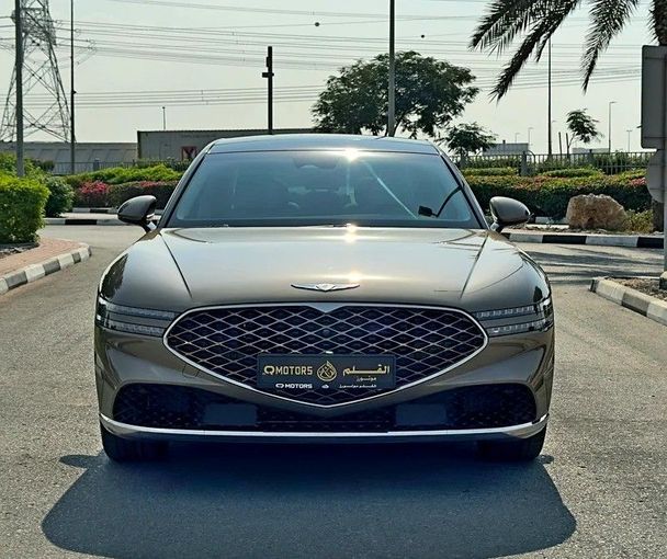 Used Genesis G90 II, 3.5 l, 2023 in Dubai by Q Motors, Green color. GCC Specs | AUTO.AE