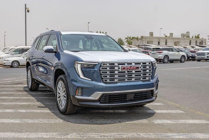 New GMC Acadia III, 2.5 l, 2024 in Dubai by Laith Alobaidi Motors, Light Blue color. GCC Specs | AUTO.AE