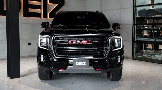 GMC Yukon V, 2023 standard suv 5 dr. xl for rent in Dubai by DEIZ, black color | AUTO.AE