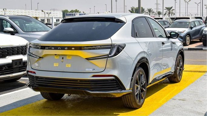 New Honda e:NP2, 2024 in Dubai by Najem Motors, Silver color. GCC Specs | AUTO.AE