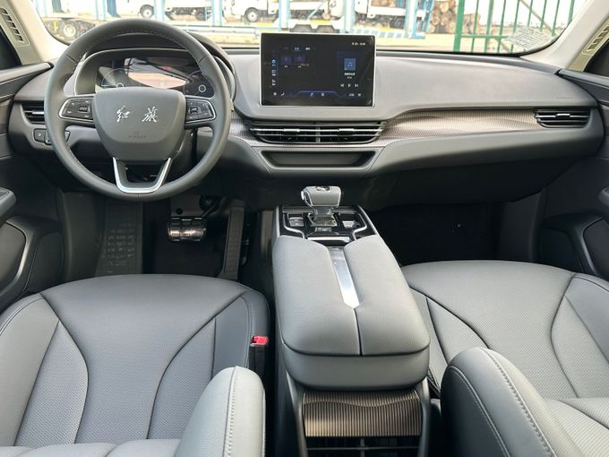 New Hongqi E-QM5, 2024 in Dubai by MENAMOTORS, Black color. GCC Specs | AUTO.AE