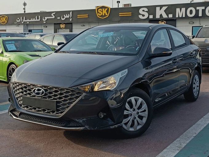 New Hyundai Accent V Facelift, 1.6 l, 2023 in Dubai by SK Motors, Grey color. GCC Specs | AUTO.AE