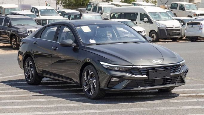 New Hyundai Elantra VII (CN7) Facelift, 1.6 l, 2025 in Dubai by Najem Motors, Black color. Chinese Specs | AUTO.AE