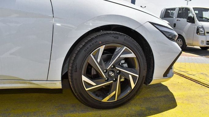 New Hyundai Elantra VII (CN7) Facelift, 1.6 l, 2023 in Dubai by Najem Motors, White color. Korean Specs | AUTO.AE