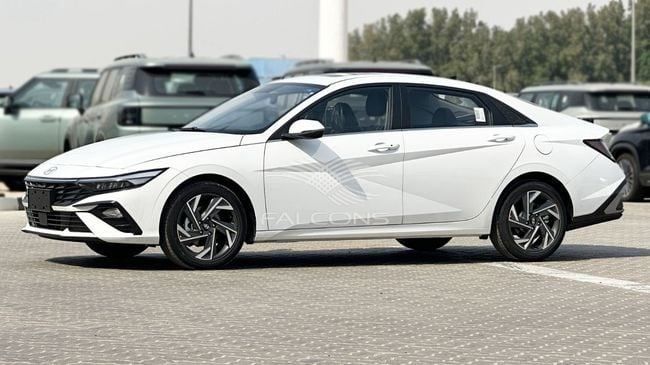 Новый Hyundai Elantra VII (CN7) Рестайлинг, 1.6 л, 2025 в Дубае от Falcons GT Motors FZCO Белый цвет. Китайская | AUTO.AE