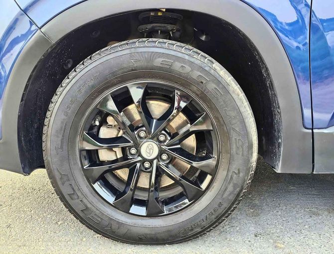 New Hyundai Santa Fe IV, 2.4 l, 2019 in Dubai by SK Motors, Blue color. American Specs | AUTO.AE
