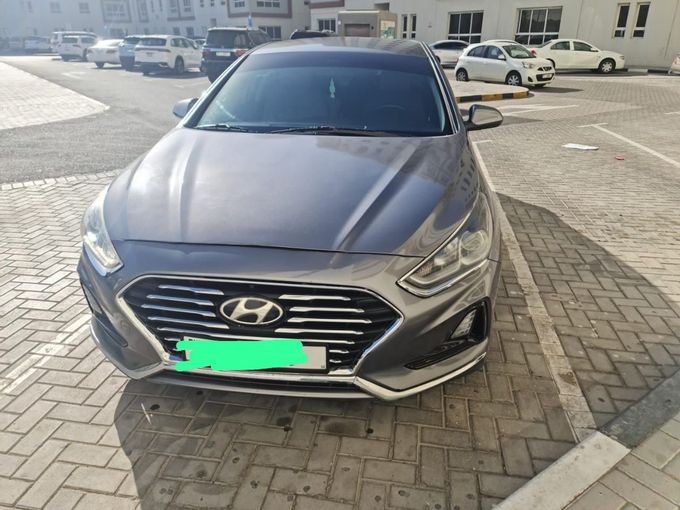 Used Hyundai Sonata VIII (DN8), 2.2 l, 2019 in Dubai, Grey color. American Specs | AUTO.AE