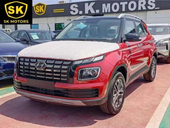 Новый Hyundai Venue I (Indian Market) Рестайлинг, 998 л, 2023 в Дубае от SK Motors Красный цвет. GCC | AUTO.AE