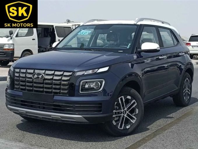 Новый Hyundai Venue I (Indian Market) Рестайлинг, 998 л, 2023 в Дубае от SK Motors Синий цвет. GCC | AUTO.AE
