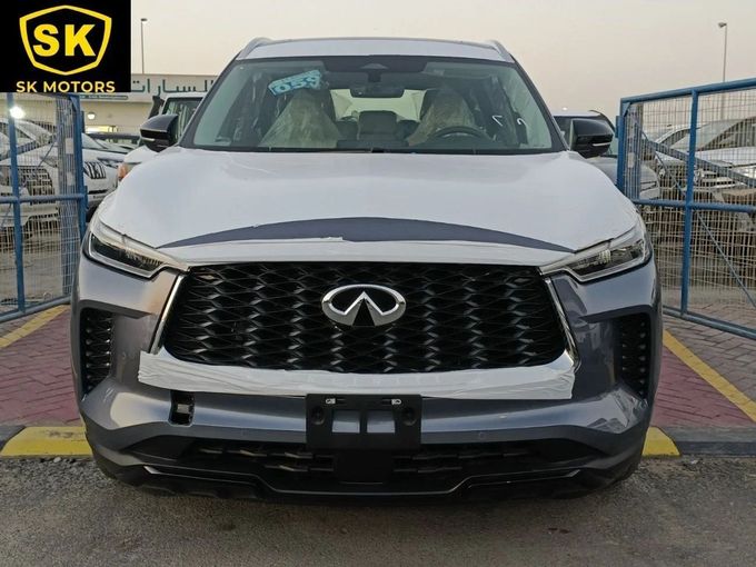 Новый Infiniti QX60 II, 3.5 л, 2023 в Дубае от SK Motors Серый цвет. GCC | AUTO.AE