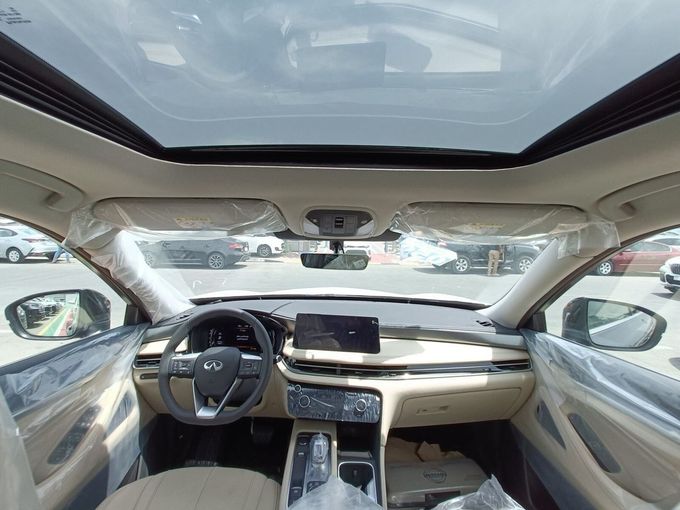 Новый Infiniti QX60 II, 3.5 л, 2023 в Дубае от SK Motors Серый цвет. GCC | AUTO.AE