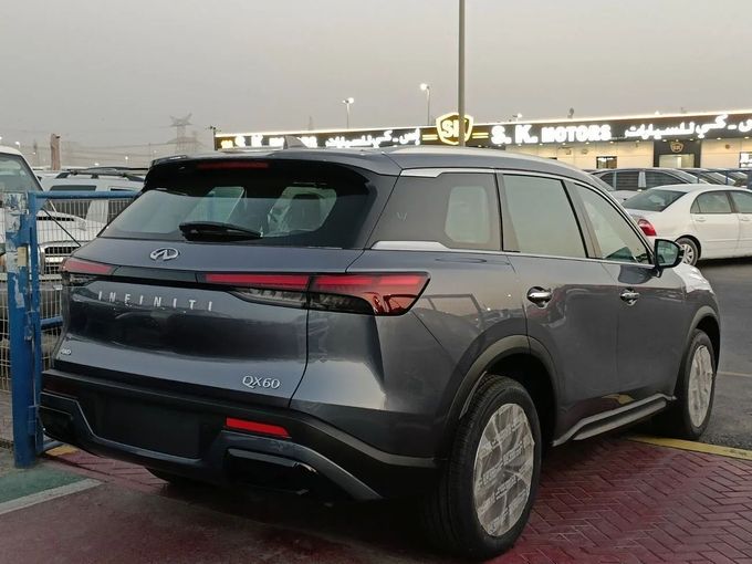 Новый Infiniti QX60 II, 3.5 л, 2023 в Дубае от SK Motors Серый цвет. GCC | AUTO.AE