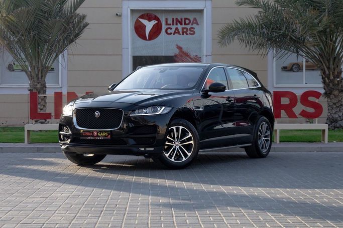 Used Jaguar F-Pace I, 3.0 l, 2017 in Dubai by Linda Cars, Black color. GCC Specs | AUTO.AE
