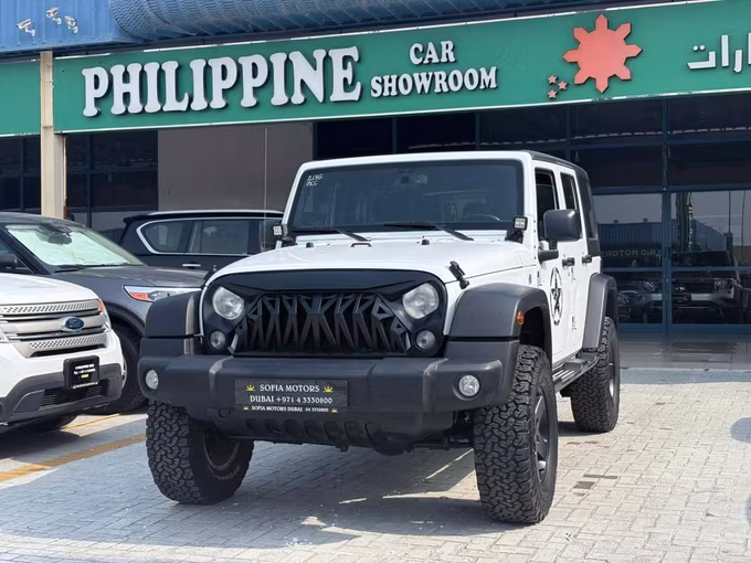 Подержанный Jeep Wrangler III (JK), 3.6 л, 2016 в Дубае от Philippine Used Cars Showroom Белый цвет. GCC | AUTO.AE