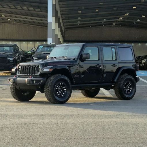 New Jeep Wrangler IV (JL) Facelift, 3.6 l, 2024 in Dubai by Auto Max Group, Black color. GCC Specs | AUTO.AE