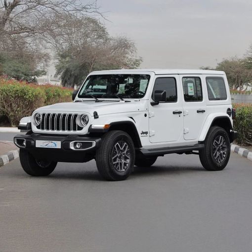 Новый Jeep Wrangler IV (JL) Рестайлинг, 2.0 л, 2025 в Дубае от Auto Max Group Белый цвет. GCC | AUTO.AE