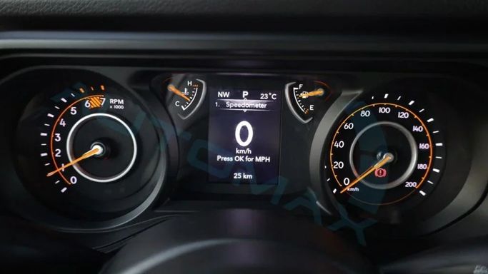 New Jeep Wrangler IV (JL) Facelift, 2.0 l, 2025 in Dubai by Auto Max Group, Black color. GCC Specs | AUTO.AE