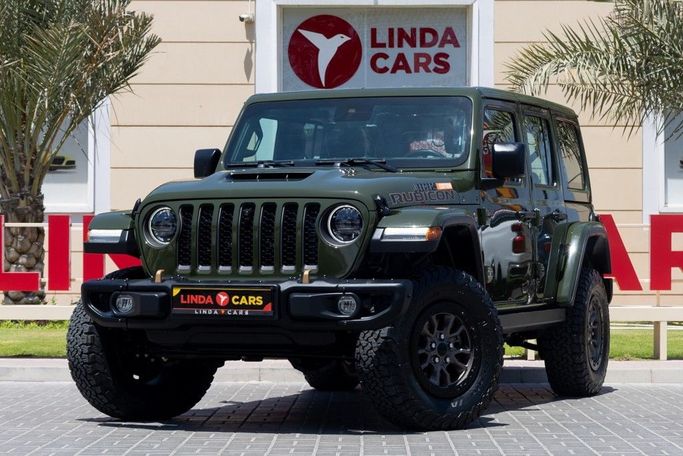 Used Jeep Wrangler IV (JL), 6.4 l, 2023 in Dubai by Linda Cars, Green color. GCC Specs | AUTO.AE