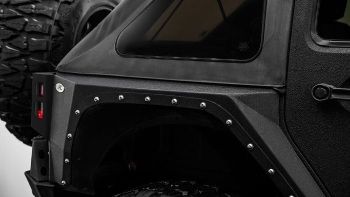 Used Jeep Wrangler SoFlo Customs III (JK), 3.6 l, 2017 in Dubai by Al Ain Class Motors, Black color. American Specs | AUTO.AE