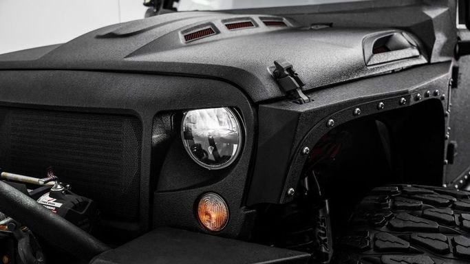Used Jeep Wrangler SoFlo Customs III (JK), 3.6 l, 2017 in Dubai by Al Ain Class Motors, Black color. American Specs | AUTO.AE