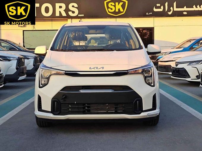 New Kia Picanto III Facelift, 1.2 l, 2024 in Dubai by SK Motors, White color. GCC Specs | AUTO.AE