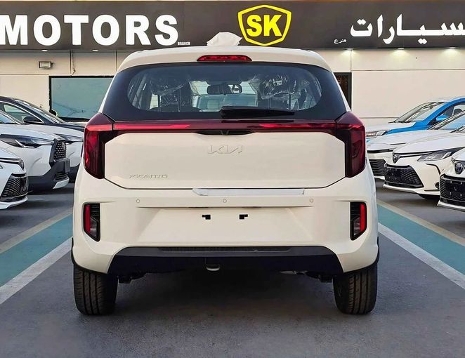 New Kia Picanto III Facelift, 1.2 l, 2024 in Dubai by SK Motors, White color. GCC Specs | AUTO.AE