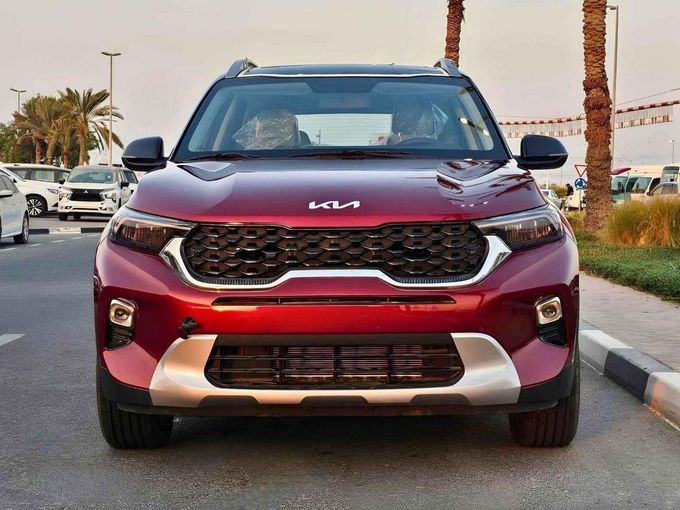 Новый Kia Sonet I, 1.5 л, 2023 в Дубае от SK Motors Красный цвет. GCC | AUTO.AE