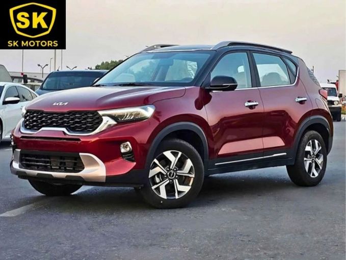 Новый Kia Sonet I, 1.5 л, 2023 в Дубае от SK Motors Красный цвет. GCC | AUTO.AE