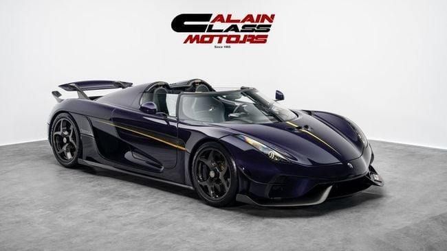 New Koenigsegg Regera I, 5 l, 2019 in Dubai by Al Ain Class Motors, Purple color. European Specs | AUTO.AE