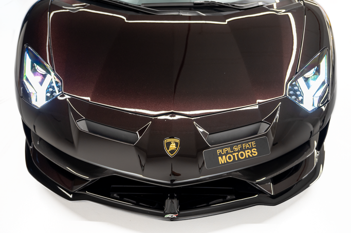 Подержанный Lamborghini Aventador SVJ I Рестайлинг, 6.5 л, 2020 в Дубае от PUPIL OF FATE MOTORS Черный цвет. Европейская | AUTO.AE