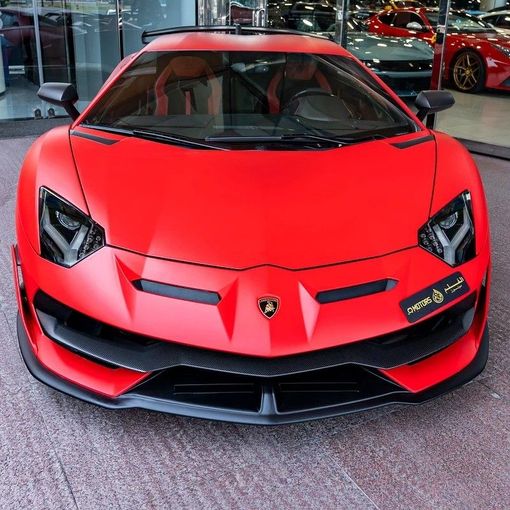 Подержанный Lamborghini Aventador SVJ I Рестайлинг, 6.5 л, 2020 в Дубае от Q Motors Красный цвет. Европейская | AUTO.AE