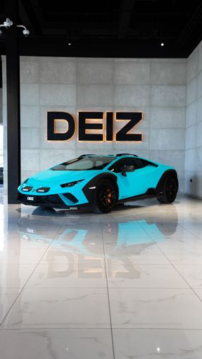 Lamborghini Huracán, 2024 купе спорт класса в Дубае от DEIZ голубой цвет | AUTO.AE