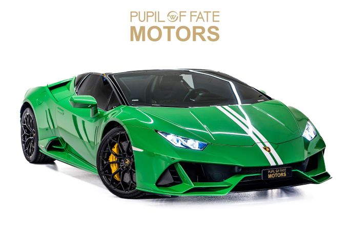 Подержанный Lamborghini Huracán, 5.2 л, 2023 в Дубае от PUPIL OF FATE MOTORS Зеленый цвет. Other | AUTO.AE