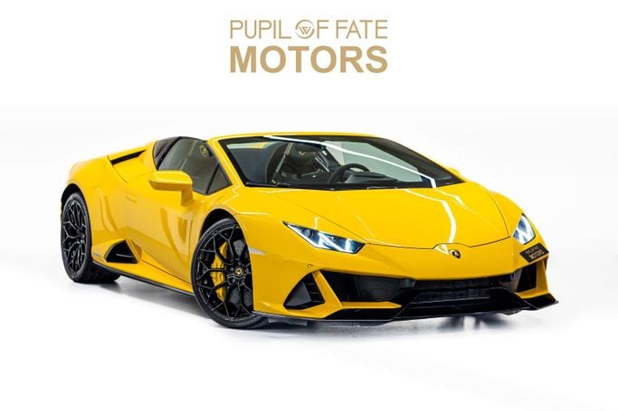 الأحدث Lamborghini Huracán I تجميل الوجه, 5.2 لتر, 2024 في في دبي من PUPIL OF FATE MOTORS، اللون أصفر. المواصفات الأوروبية | AUTO.AE