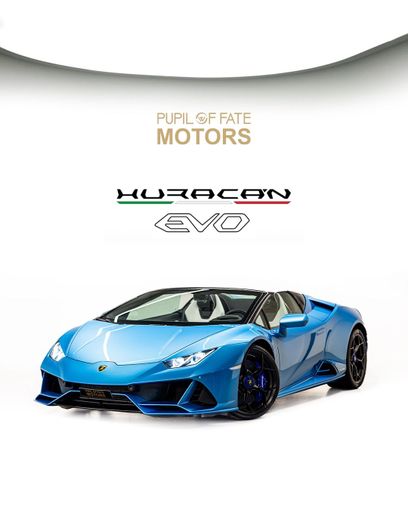 الأحدث Lamborghini Huracán I تجميل الوجه, 5.2 لتر, 2024 في في دبي من PUPIL OF FATE MOTORS، اللون أزرق فاتح. المواصفات الأوروبية | AUTO.AE