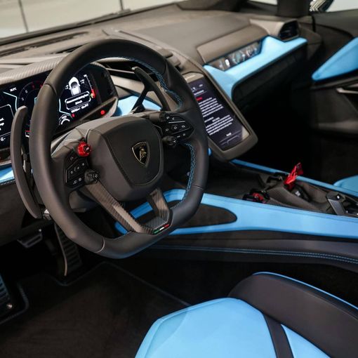 New Lamborghini Revuelto, 6.5 l, 2024 in Dubai by AAA Motors, Light Blue color. Other | AUTO.AE