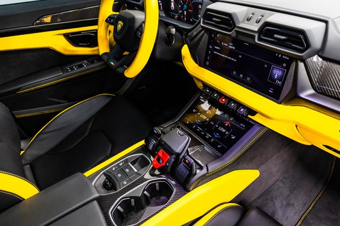 Lamborghini Urus Performante I Facelift, 2025 sport suv 5 dr. s for rent in Dubai by POF RENTAL, yellow color | AUTO.AE